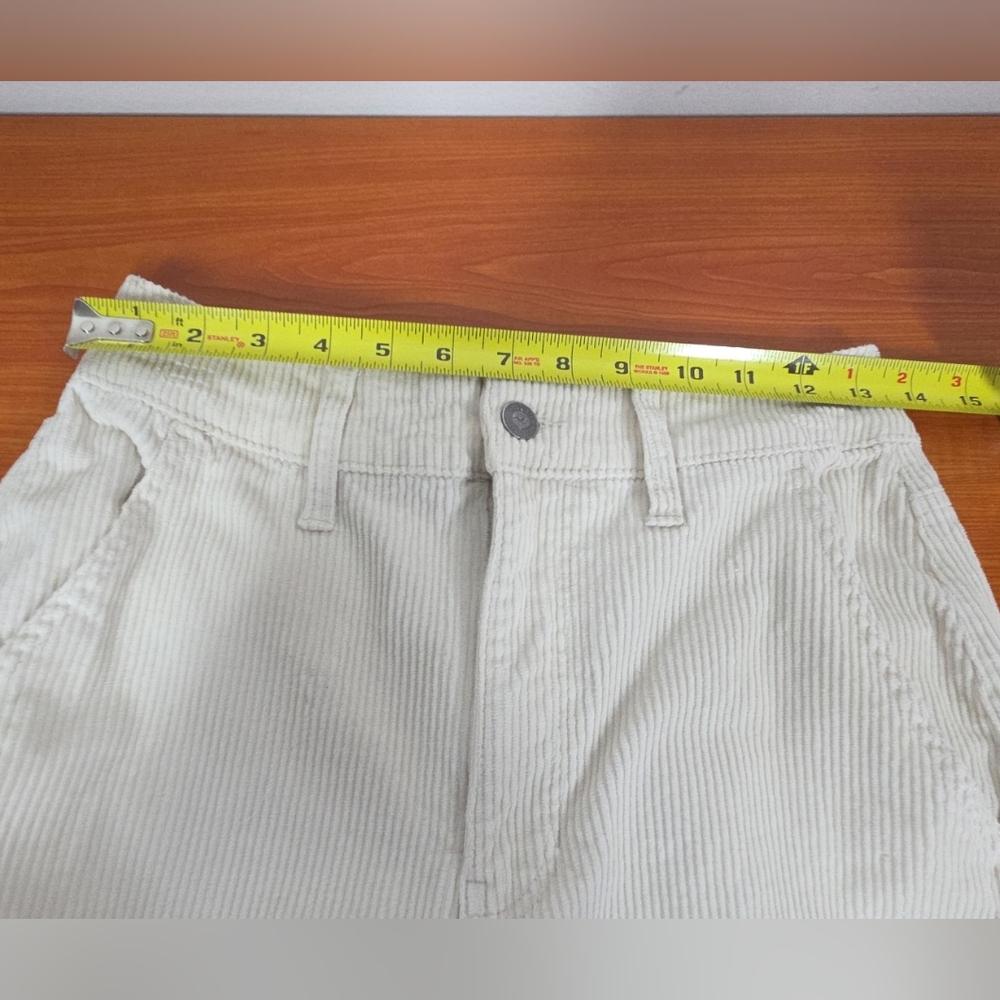 Hollister Ultra High Rise Baggy Cord Cargo Wide Leg Pants Elephant Jumbo Wale 27 - Picture 9 of 12